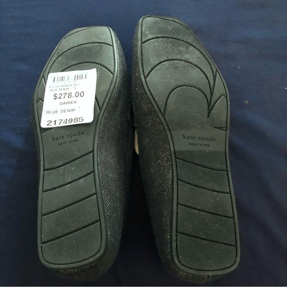 Kate Spade New York Darien Denim Loafer Blue Size 6 - Picture 8 of 9